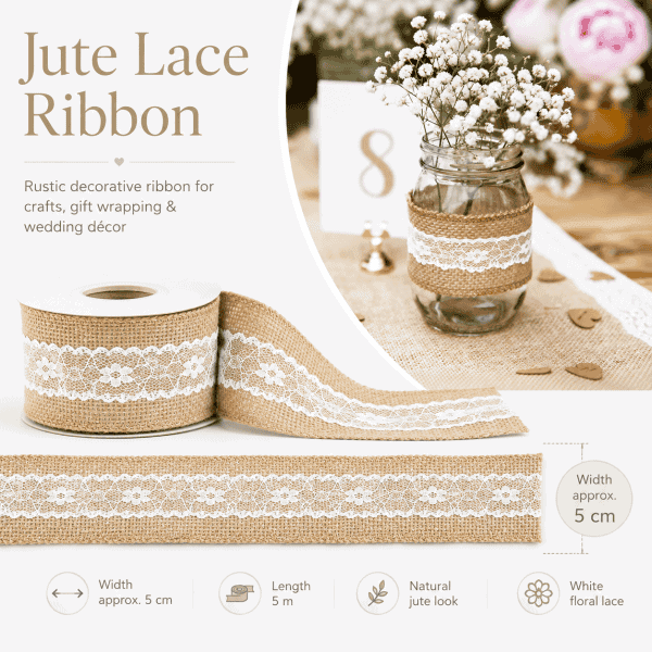 100% natural jute & rustic charm