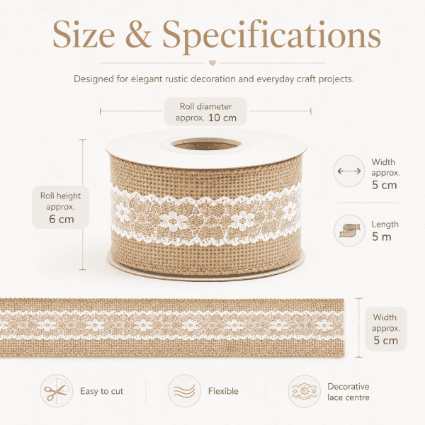 100% natural jute & rustic charm