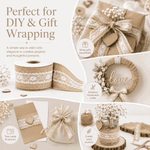 100% natural jute & rustic charm